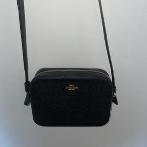 Black Coach Mini Camera Bag.